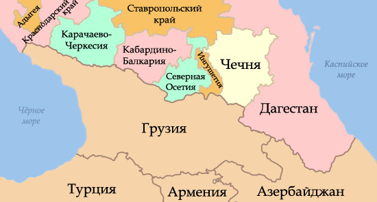 Caucasus_Map_Karta_Kavkaza